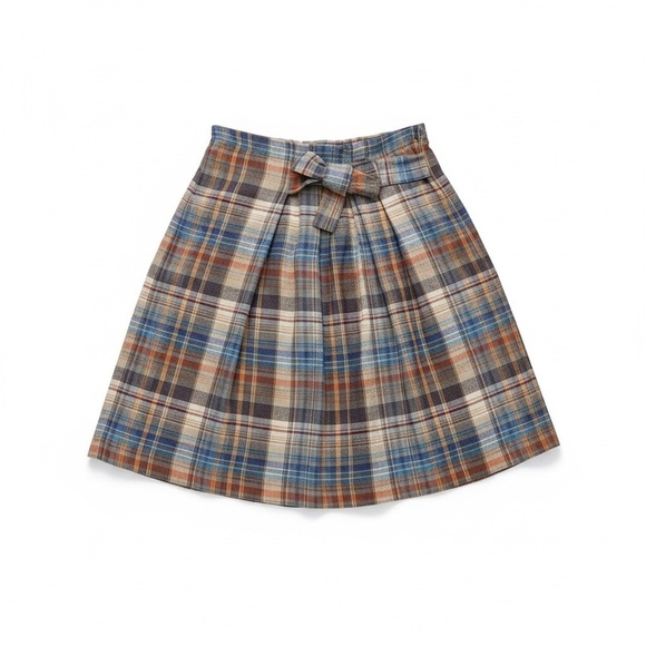 Zara Dresses & Skirts - Vintage Y2K Zara Colorful Checkered A-Line midi linen Skirt